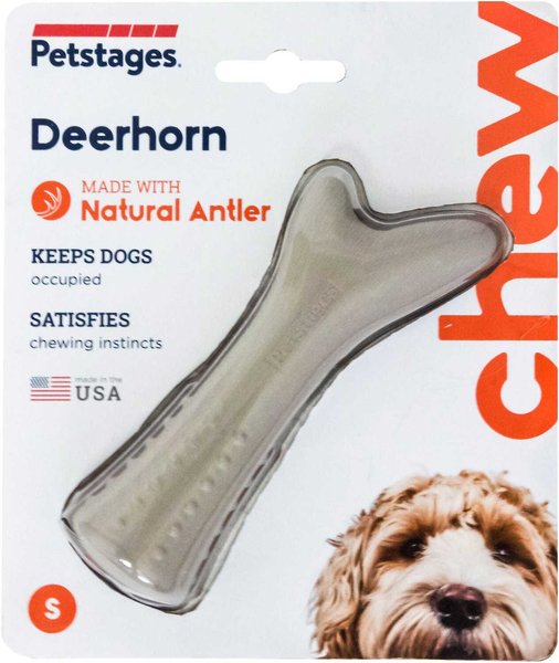 Petstages Deerhorn Tough Dog Chew Toy, Small, bundle of 2 slide 1 of 9