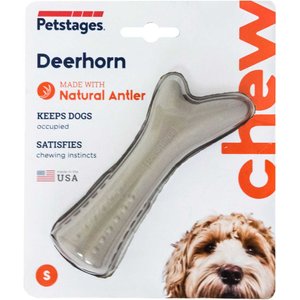 Petstages Deerhorn Tough Dog Chew Toy, Small, bundle of 2
