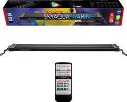 Aquatop SkyAqua Marine IR Remote LED Salt Water Aquarium Light, 18W