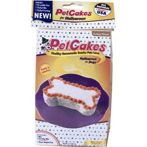 PetCakes Halloween Turkey Flavored Cake Kit Dog Treats, 5-oz bag