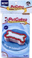 PetCakes Holiday Turkey Flavored Cake Kit Dog Treats, 5-oz bag