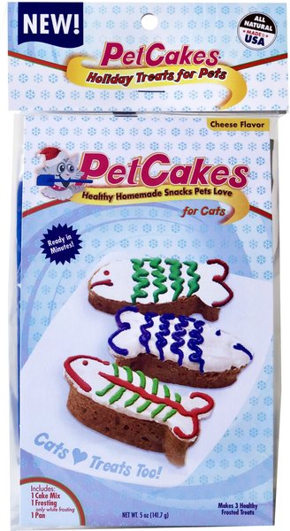 PetCakes Holiday Cheese Flavored Cake Kit Cat Treats, 5-oz bag slide 1 of 4