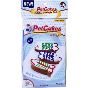 PetCakes Holiday Cheese Flavored Cake Kit Cat Treats, 5-oz bag