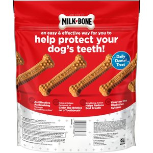 Milk-Bone Original Brushing Chews Daily Dental Dog Treats, Large, 25 count