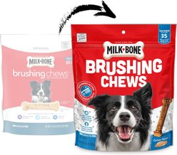 Milk-Bone Brushing Chews Daily Dental Dog Treats, 27.5-oz bag slide 2 of 7