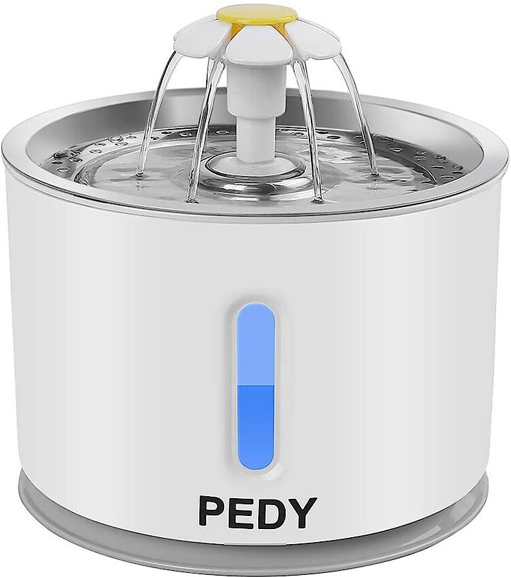 Pedy Automatic Dog & Cat Fountain with LED Light Switch