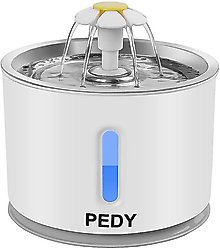 Pedy Automatic Dog & Cat Fountain with LED Light Switch