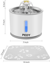 Pedy Automatic Dog & Cat Fountain with LED Light Switch slide 2 of 8