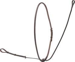 Huntley Equestrian Sedgwick Leather Fancy Stitched Standing Martingale, Brown, Medium Pony