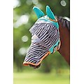 Shires Equestrian Products Zeb-Tek Horse Fly Mask, Zebra, Full