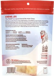 Earth Animal No-Hide Long Lasting Natural Rawhide Alternative The Feast Recipe Small Chew Dog Treats, 2 count slide 2 of 9
