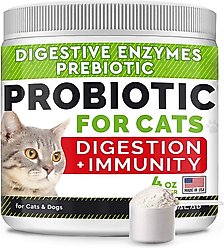 StrellaLab Digestion+Immunity Cat & Dog Probiotics Powder, 4-oz bottle