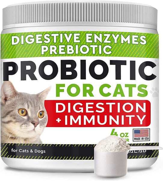 StrellaLab Digestion+Immunity Cat & Dog Probiotics Powder, 4-oz jar slide 1 of 8