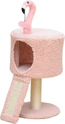 Catry 32-in Flamingo Design with Sisal Scratching Post Cat Tree, Pink slide 2 of 9