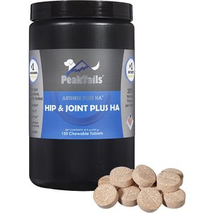 PeakTails Arthrix Hip & Joint Plus HA Dog Supplement, 150 count