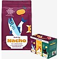 Made by Nacho Sustainably Caught Salmon, Whitefish & Pumpkin Recipe with Freeze-Dried Chicken Liver Dry Cat Food, 10-lb bag + Cuts In Gravy Recipes with Bone Broth Variety Pack Wet Food