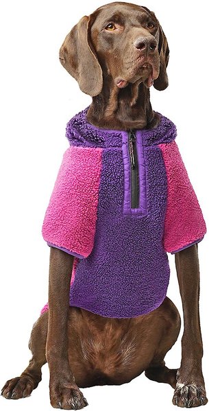Canada Pooch Cool Factor Dog Hoodie, Pink/Purple, 12 slide 1 of 6