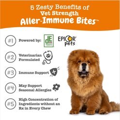 Zesty Paws Vet Strength Allergy & Immune Supplement Soft Chew Bites, 90 count slide 2 of 7