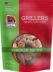 Country Kitchen Chicken Grillers Dog Treats, 10-oz bag