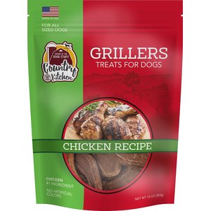 Country Kitchen Chicken Grillers Dog Treats, 10-oz bag