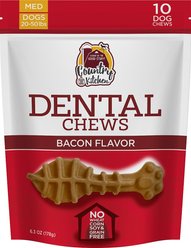 Country Kitchen Bacon Flavored Dental Chew Dog Treats, 6.4-oz bag, Medium