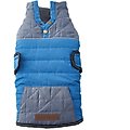 PetRageous Designs Eddie Bauer PET High Rock Padded Yoke Field Dog Coat, Blue, Small