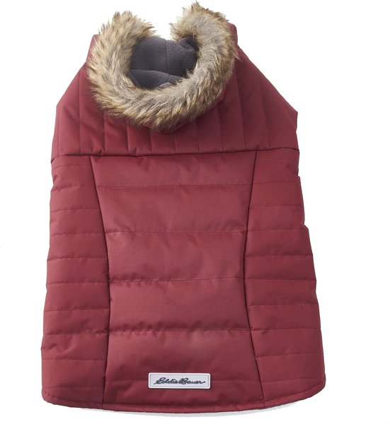 PetRageous Designs Eddie Bauer PET Chinook Hooded Dog Parka, Red, X-Small slide 1 of 4