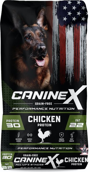 SPORTMiX CanineX Performance Chicken Formula Dry Dog Food, 40-lb bag slide 1 of 6