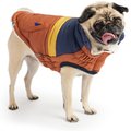 GF Pet Elasto-Fit Retro Dog Puffer Coat, Hazel, Small