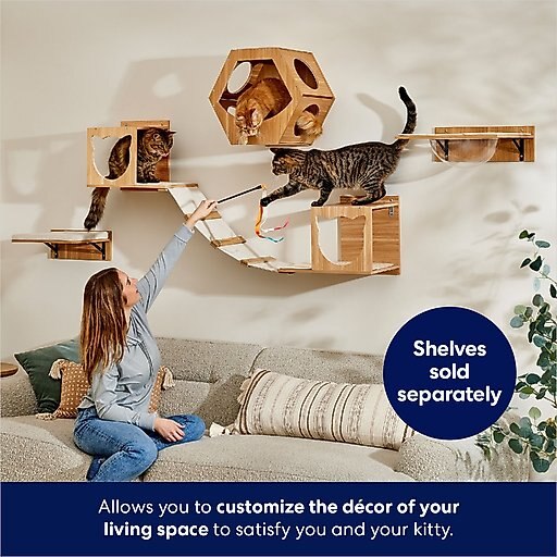 Frisco Acrylic Bowl Wall Mounted Cat Wall Shelf