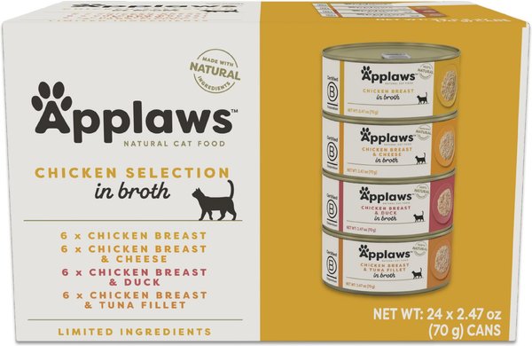 Applaws Kitten Variety Pack Wet Cat Food, 2.47-oz, case of 6 slide 1 of 7