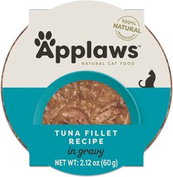 Applaws Tuna Flakes in Gravy Wet Cat Food, 2.12-oz, case of 18