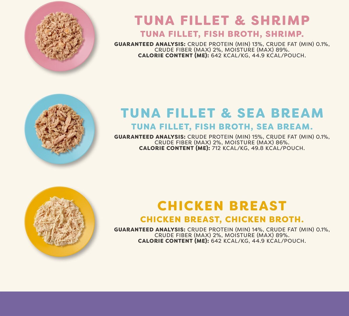 APPLAWS Broth Variety Pack Wet Cat Food, 2.47oz, case of 12