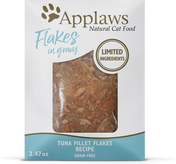 Applaws Tuna Flakes in Gravy Wet Cat Food, 2.47-oz, case of 12 slide 1 of 7