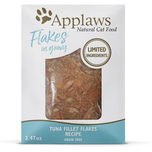 Applaws Tuna Flakes in Gravy Wet Cat Food, 2.47-oz, case of 12