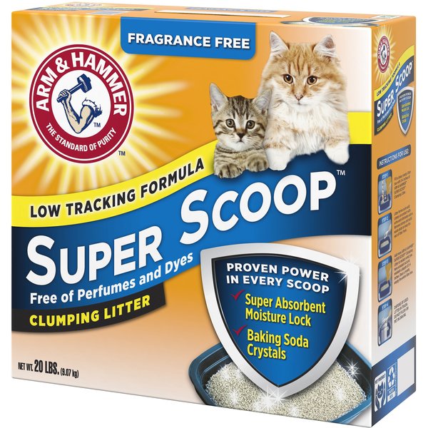 ARM & HAMMER LITTER Super Scoop Fresh Clean Scented Clumping Clay Cat