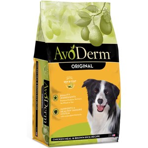 AvoDerm Original Chicken Meal & Brown Rice Recipe Adult Dry Dog Food, 4.4-lb bag