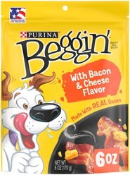 Beggin' Strips Bacon & Cheese Flavor Dog Treats, 6-oz