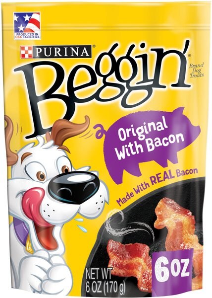 BEGGIN Strips Original Bacon Dog Treats 6 oz Chewy