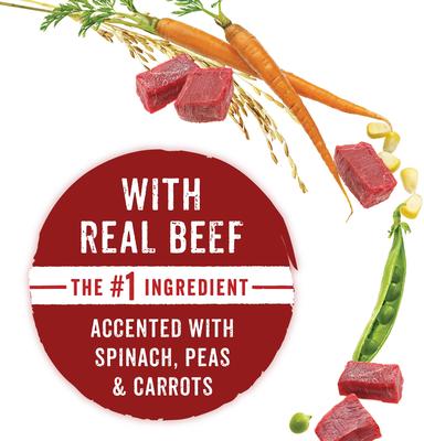 Show full view: Purina Beneful Originals with Farm-Raised Beef Real Meat Dog Food, 31.1-lb bag slide 4 of 12