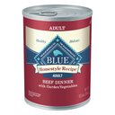 Blue Buffalo Homestyle Recipe Beef Dinner with Garden Vegetables & Sweet Potatoes Canned Dog Food, 12.5-oz, case of 12