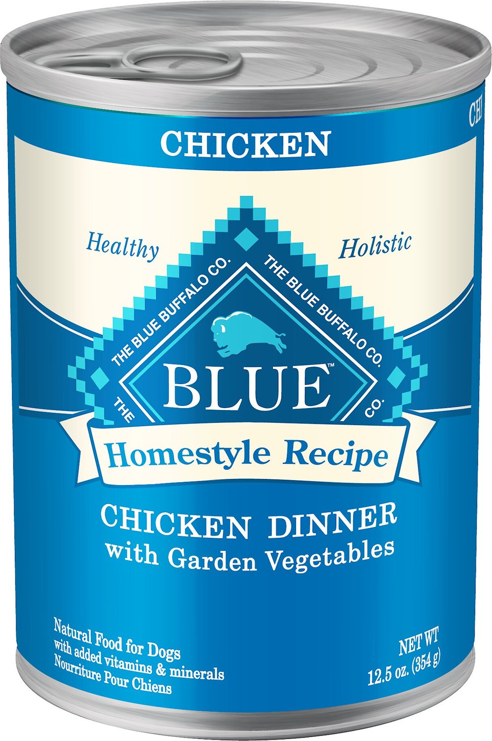Blue Buffalo Homestyle Recipe Chicken Dinner, Garden Vegetables & Brown Rice Canned Dog Food
