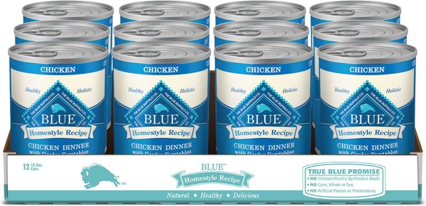 Blue buffalo homestyle recipe chicken dinner canned dog food sale