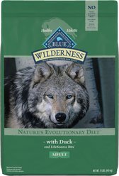 Blue Buffalo Wilderness Duck Recipe Grain-Free Dry Dog Food, 11-lb bag