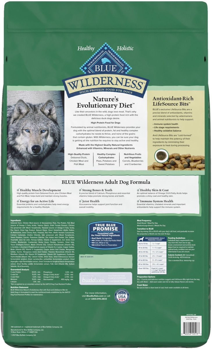 Blue wilderness dog outlet food ingredients