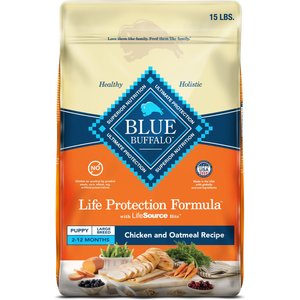 blue buffalo large breed puppy chicken and brown rice