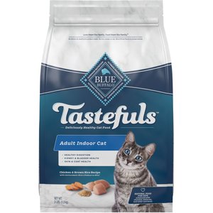 Blue Buffalo Tastefuls Chicken Indoor Natural Adult Dry Cat Food, 3-lb bag