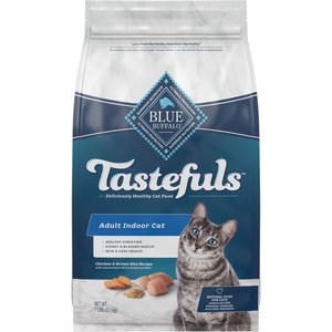 PURINA ONE +Plus Sensitive Skin & Stomach Natural Adult Dry Cat Food, 16-lb  bag 