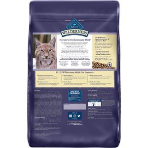 Blue Buffalo Wilderness Chicken Recipe Grain-Free Dry Cat Food, 12-lb bag