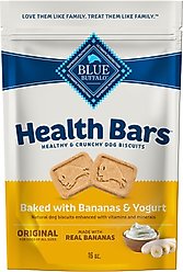 Blue Buffalo Health Bars Baked with Banana & Yogurt Dog Treats, 16-oz